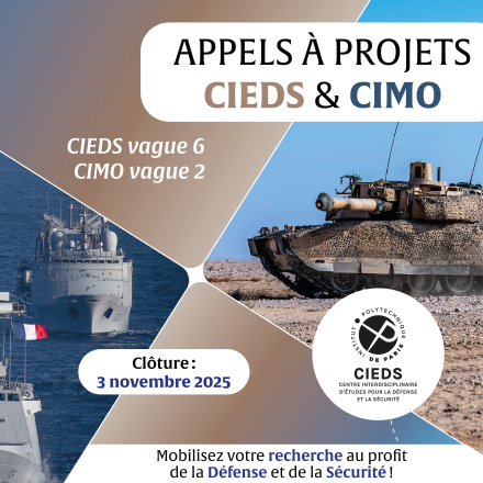 CIEDS and CIMO calls for projects, 2026 projects: ‘Mobilise your research for the benefit of Defence and Security!’