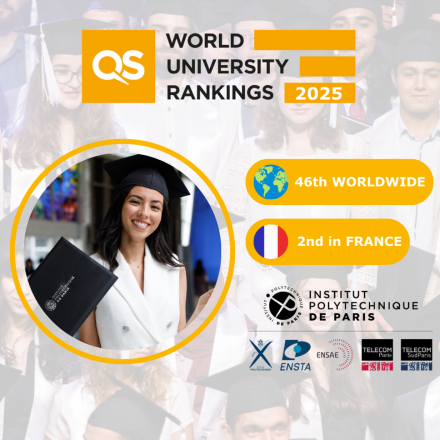 QS WUR 2025: IP Paris dans le TOP 50 des meilleures universités mondiales